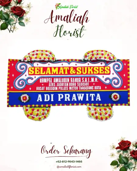 Papan Bunga Ucapan Selamat Sikalondang